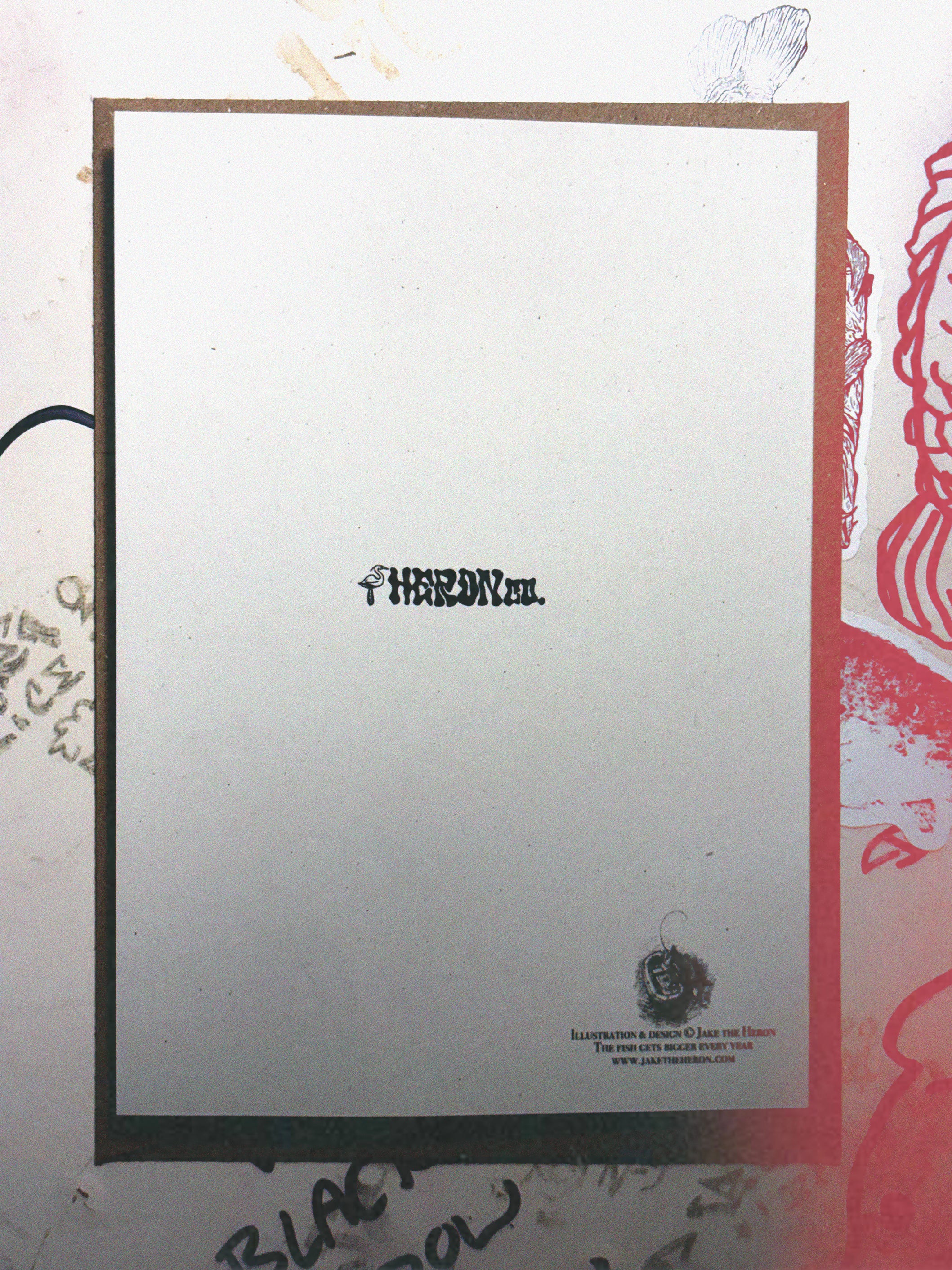 The Fish Gets Bigger Each Year – Fishing Birthday Card (A6)