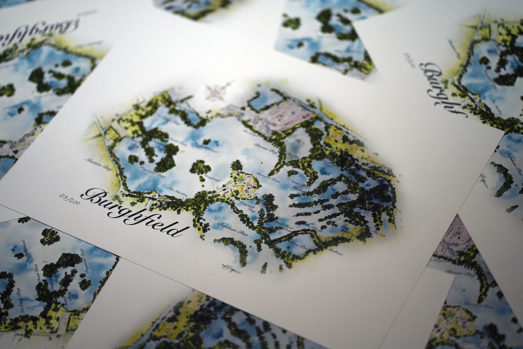 Burghfield - A4 Print