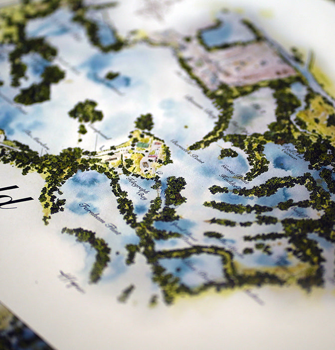 Burghfield - A4 Print