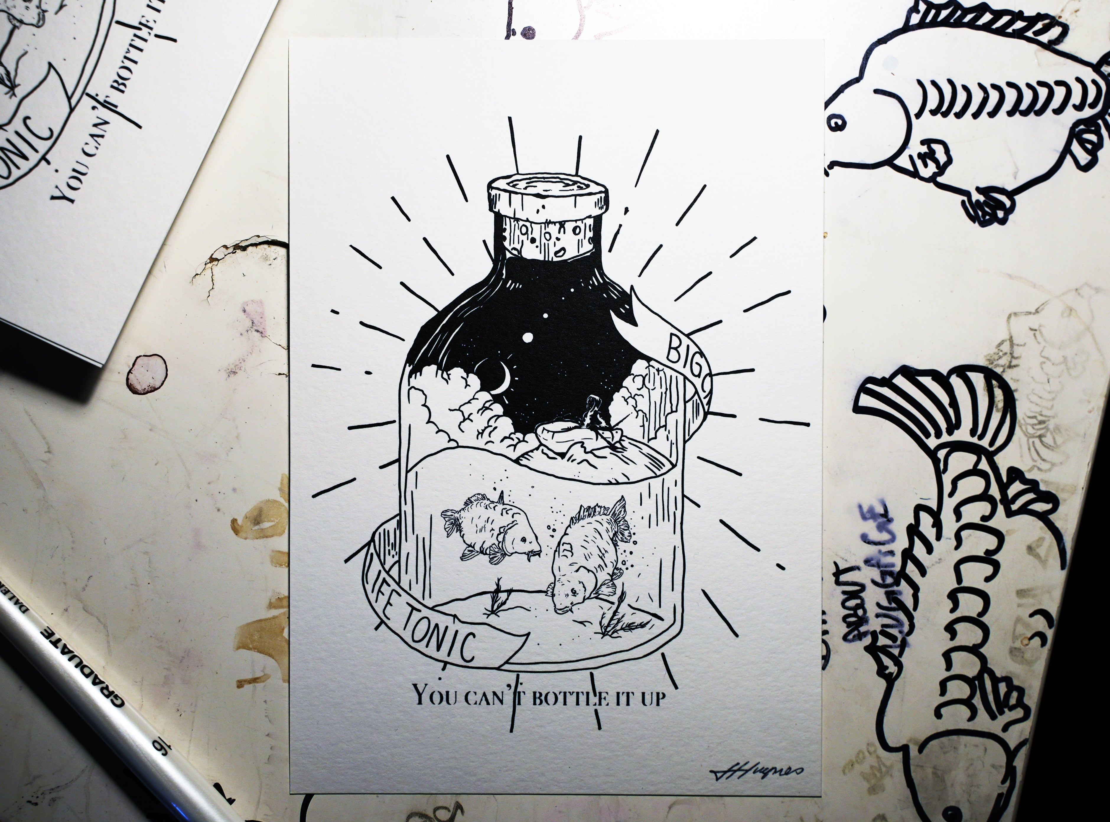 Can't Bottle This Up - A5 Art Print