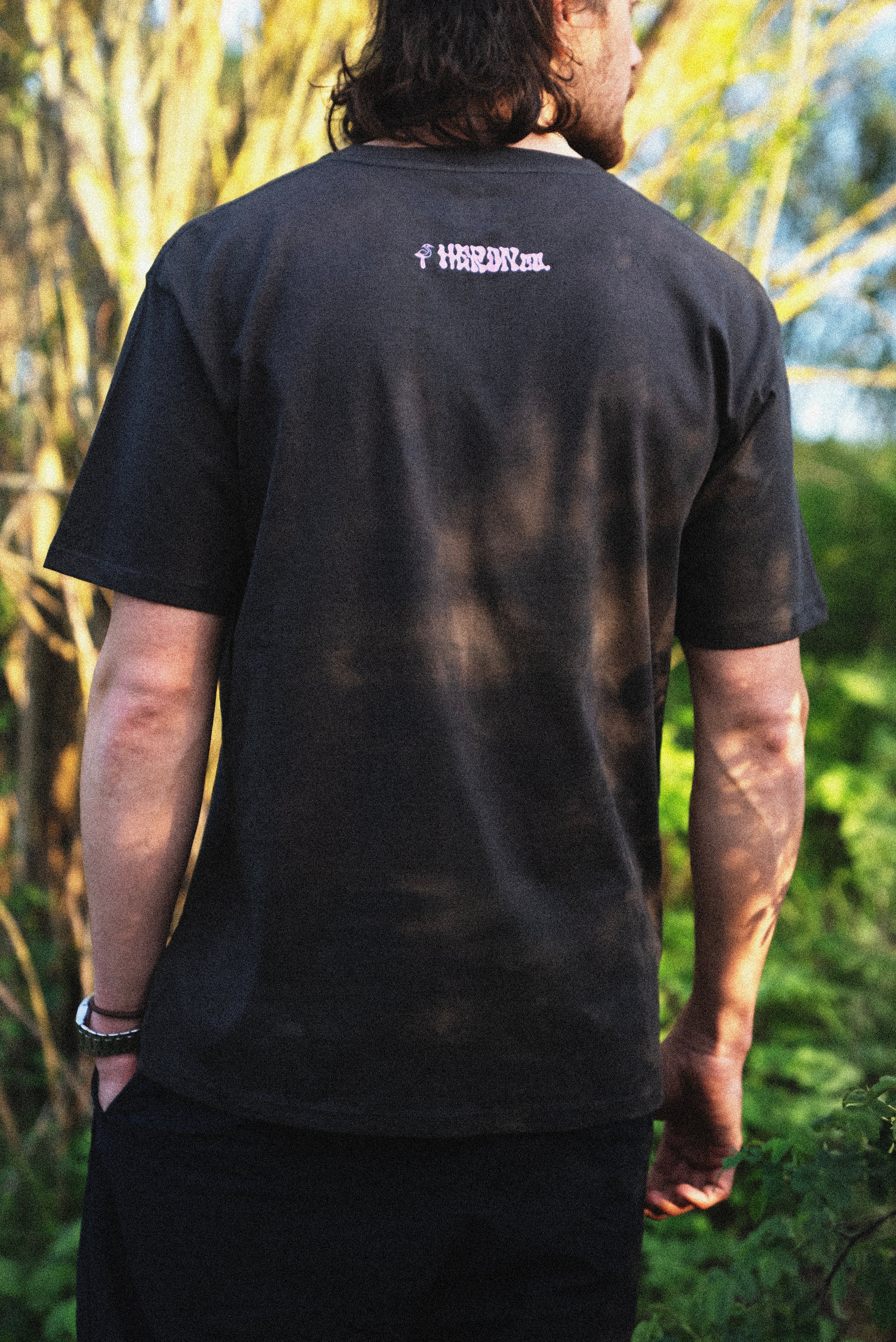 'Dirty Salmon" T-shirt | Faded Black
