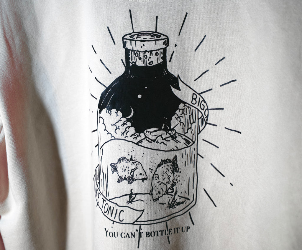 'Bottle' Sweatshirt | Bone White