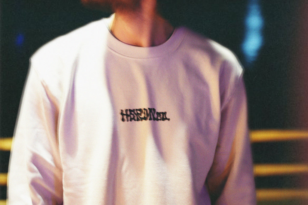 'Bottle' Sweatshirt | Bone White
