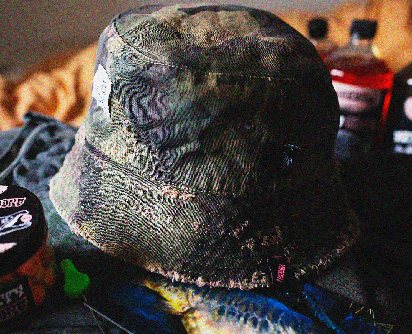 Fortis x Heron Carp Illustrated Bucket Hat *** PRE-ORDER ***