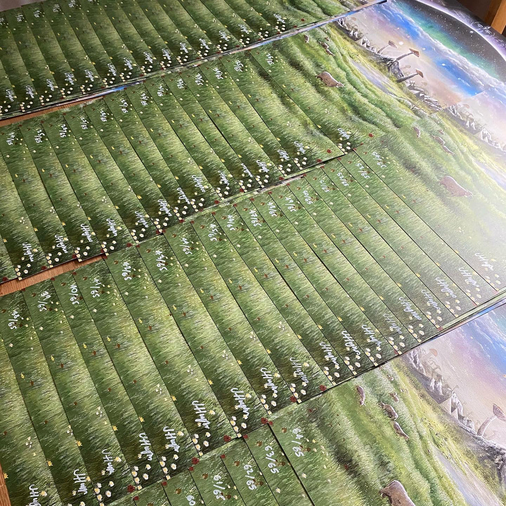 Shroom Cow - Limited A4 Oil Painting Print