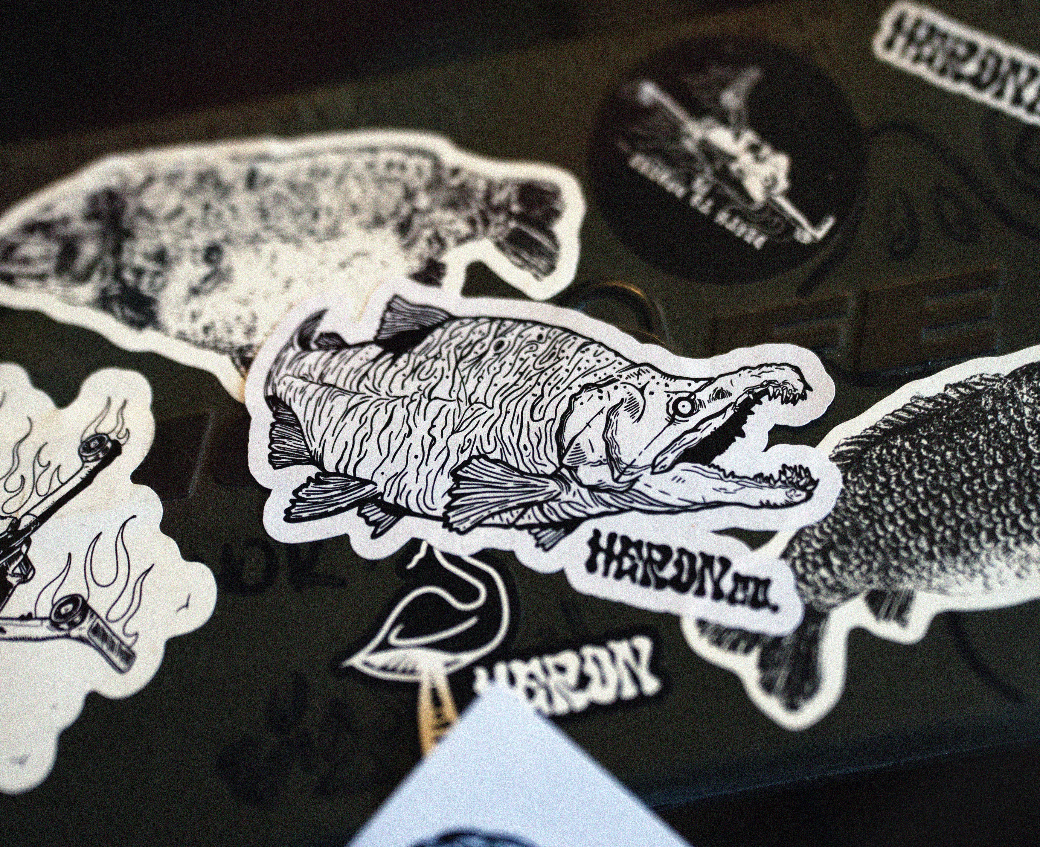 A5 STICKER BOMB | Salmon Edition