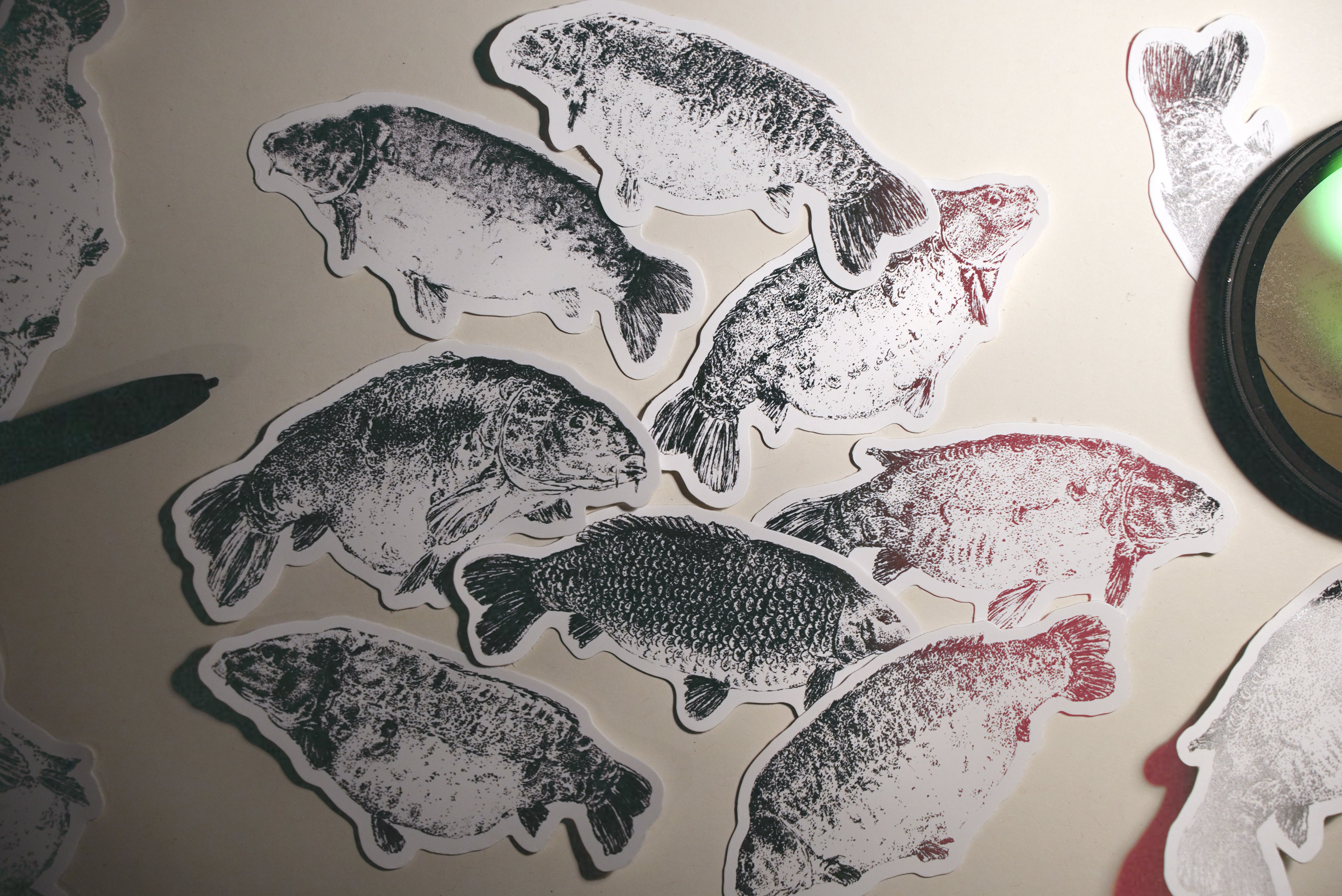 Carp Fishing ICONS Sticker Pack – HERON CO.